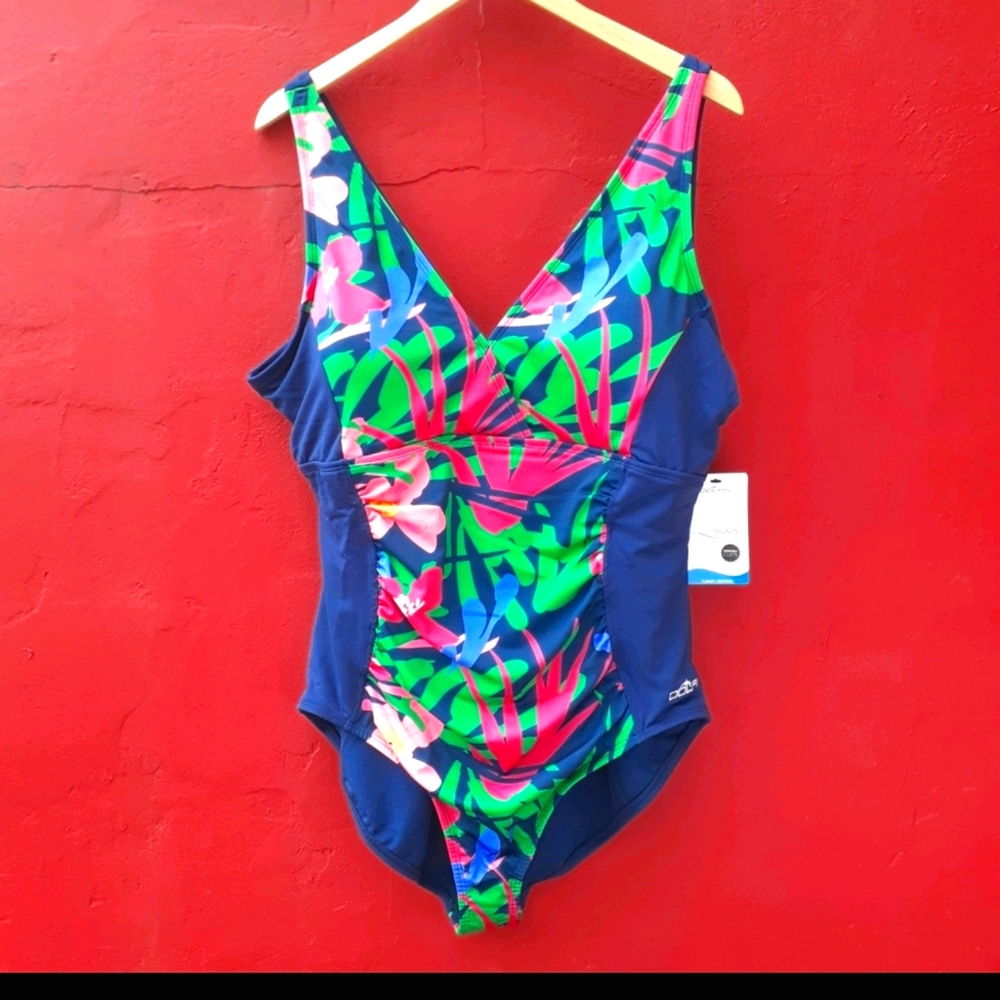 Dolphin Aquashape Tropic One Piece Curvy Swim Gift